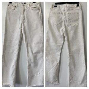 Zara White Jeans Size 8